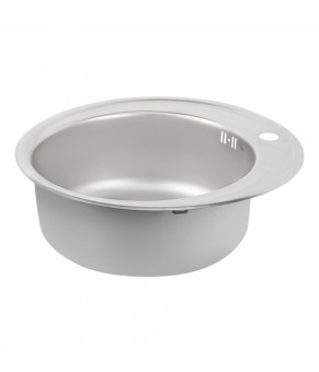 Кухонная мойка Qtap D510 Satin 0,8 мм (QTD510SAT08)