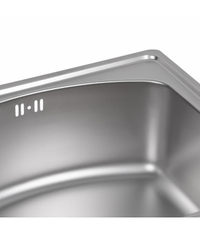 Кухонная мойка Qtap 4842 Satin 0,8 мм (QT4842SAT08)