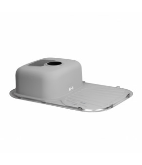 Кухонная мойка Qtap 7448 Satin 0,8 мм (QT7448SAT08)