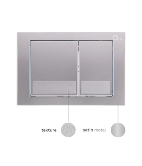 Комплект подвесного унитаза Qtap Tern Rimless с инсталляцией Nest (Satin) (SD00043016)