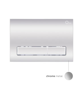 Комплект подвесного унитаза Qtap Tern Rimless с инсталляцией Nest (Chrome) (SD00043018)