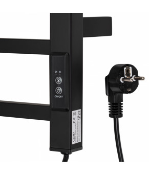 Полотенцесушитель электрический Qtap Evia 11121S BLA