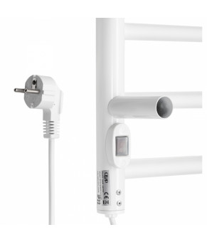 Полотенцесушитель электрический Qtap Evia 11112R WHI