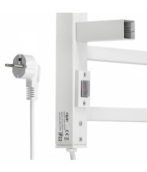 Полотенцесушитель электрический Qtap Evia 11113S WHI