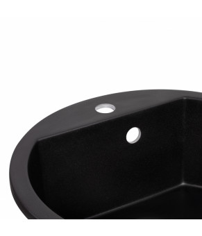 Кухонная мойка Qtap CS D510 BLA (QTD510BLA404)