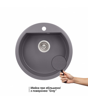 Кухонная мойка Qtap CS D510 GRE (QTD510GRE471)
