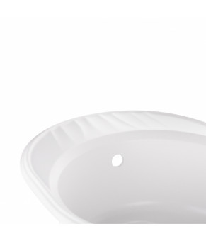 Кухонная мойка Qtap CS 6151 WHI (QT6151WHI650)