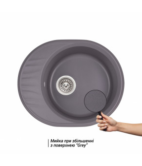 Кухонная мойка Qtap CS 6151 GRE (QT6151GRE471)