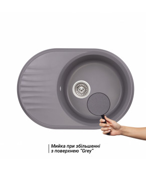 Кухонная мойка Qtap CS 7451 GRE (QT7451GRE471)