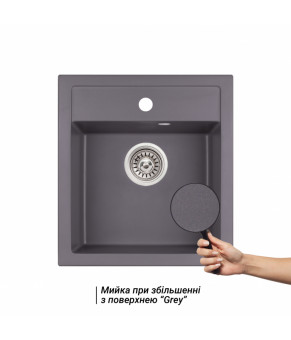 Кухонная мойка Qtap CS 5046 GRE (QT5046GRE471)