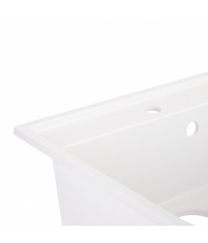 Кухонная мойка Qtap CS 5250 WHI (QT5250WHI650)
