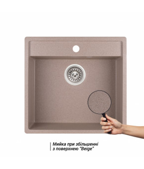 Кухонная мойка Qtap CS 5250 BEI (QT5250BEI551)