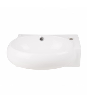 Раковина Qtap Leo с донным клапаном QT11115011RW