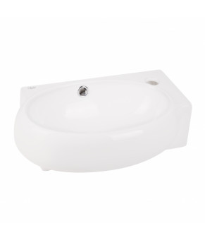 Раковина Qtap Leo с донным клапаном QT11115011RW