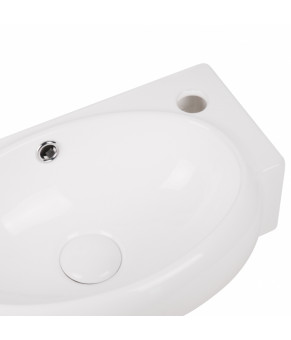 Раковина Qtap Leo с донным клапаном QT11115011RW