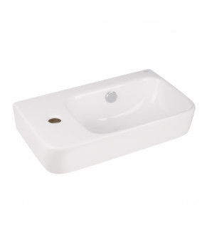 Раковина Qtap Tern с донным клапаном QT17115117LW