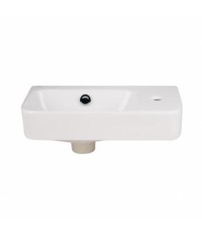 Раковина Qtap Tern с донным клапаном QT17115117RW
