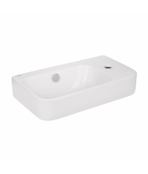 Раковина Qtap Tern с донным клапаном QT17115117RW