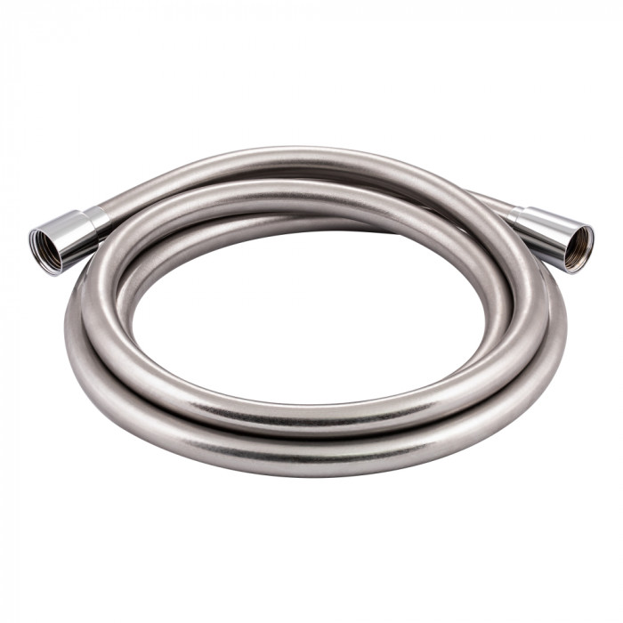 Душевой шланг Qtap Hadice 2000 мм PVC200C Хром (QTHADPVC200C)