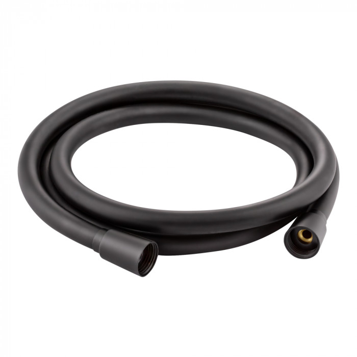 Шланг для ручного душа Qtap Hadice 1600 мм QTHADPVC160B Black Matt (SD00041927)