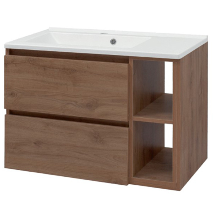 Тумба с раковиной Mirater Twist 80 см 52-1 5960