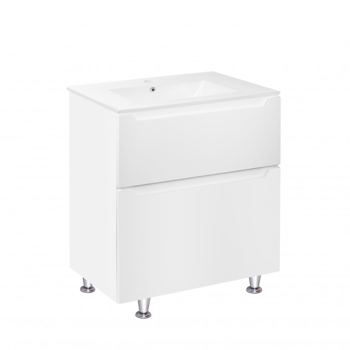 Тумба напольная с раковиной Qtap Scorpio QT1471TNВ7013070CW