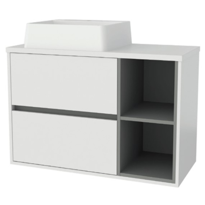 Тумба с раковиной Mirater Iris 80 см 41-1-1 5685