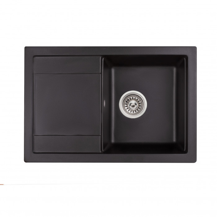 Кухонна мийка Qtap CS 7449 BLA (QT7449BLA404)