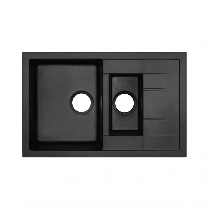 Кухонна мийка Qtap CS 7648 BLA (QT7648BLA404)