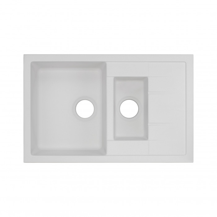 Кухонна мийка Qtap CS 7648 WHI (QT7648WHI650)