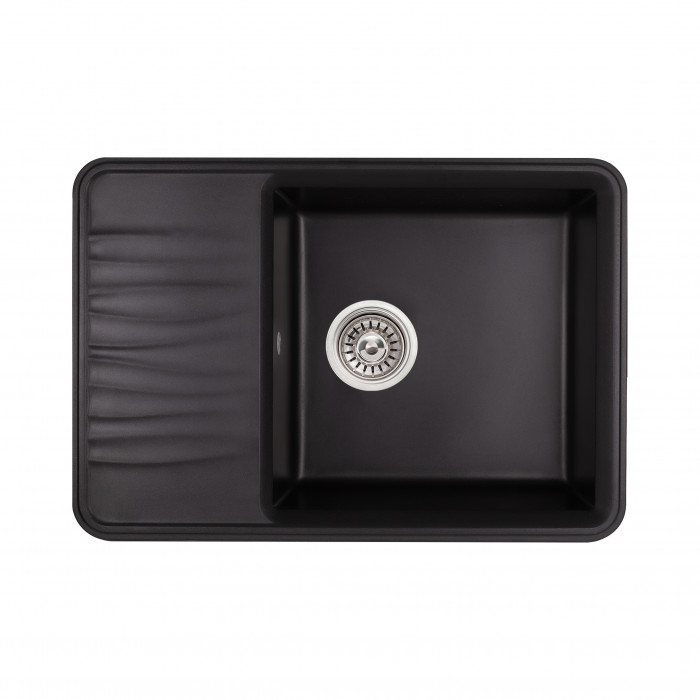 Кухонна мийка Qtap CS 7440 BLA (QT7440BLA404)
