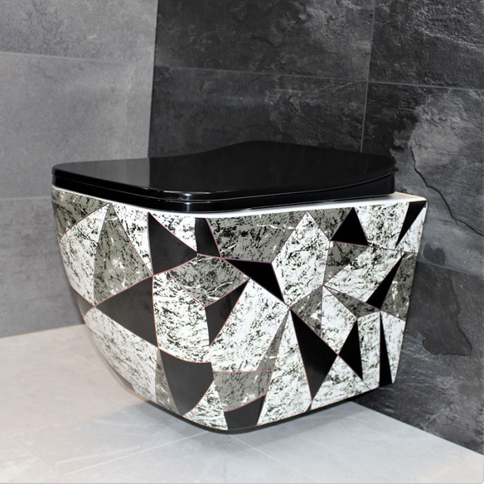 Унитаз подвесной DUSEL CUBIS ART DWHT10201030ART с сиденьем Slim Soft-Close