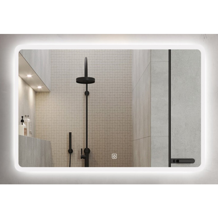 Дзеркало Dusel LED DE-M3011 75х100 см Сенсорне включення + підігрів 630115