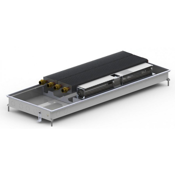 Внутрішньопідлоговий конвектор Carrera CV2 65 Inox 38х225 см