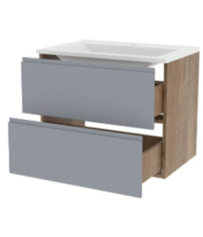 Тумба с раковиной Mirater Prio 70 см 39-3-2 5431
