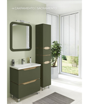 Тумба с раковиной Mirater Sacramento 80 см 40-6-3 5674