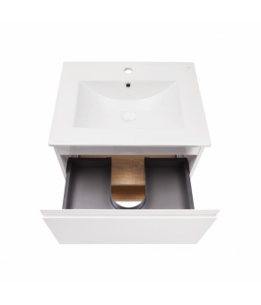 Тумба подвесная с раковиной Qtap Robin QT1372TPВ6001WWO