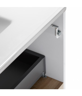 Тумба подвесная с раковиной Qtap Robin QT1372TPВ6001WWO