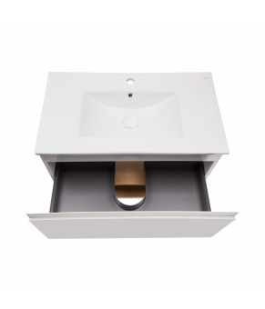 Тумба подвесная с раковиной Qtap Robin QT1372TPВ8001WWO