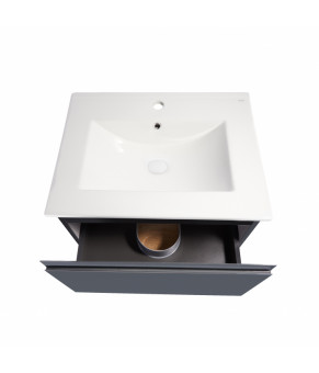 Тумба подвесная с раковиной Qtap Robin QT1372TPВ6002GWO