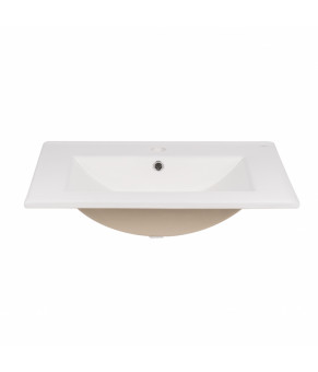 Тумба подвесная с раковиной Qtap Robin QT1372TPВ6002GWO