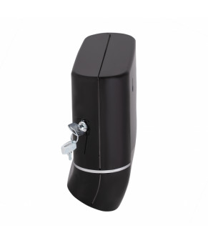 Диспенсер для бумажных полотенец Qtap Pohodli 300 мм Black (QTDR600BP)