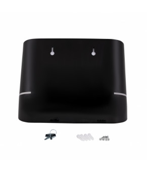 Диспенсер для бумажных полотенец Qtap Pohodli 300 мм Black (QTDR600BP)
