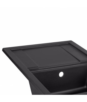 Кухонная мойка Qtap CS 7449 BLA (QT7449BLA404)