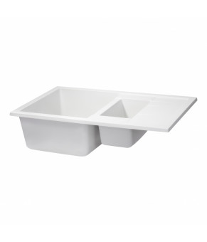 Кухонная мойка Qtap CS 7648 WHI (QT7648WHI650)