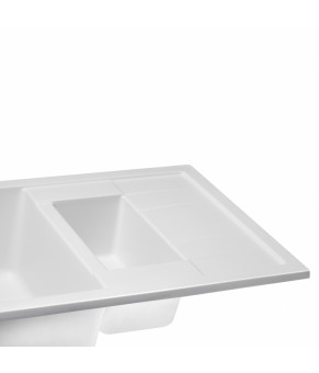 Кухонная мойка Qtap CS 7648 WHI (QT7648WHI650)