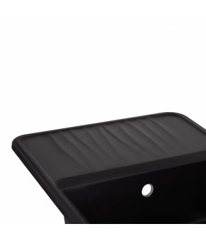 Кухонная мойка Qtap CS 7440 BLA (QT7440BLA404)
