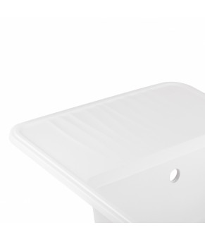 Кухонная мойка Qtap CS 7440 WHI (QT7440WHI650)