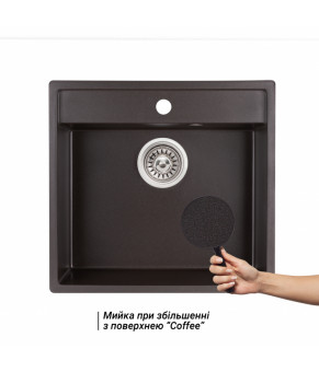 Кухонная мойка Qtap CS 5250 COF (QT5250COF551)