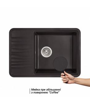 Кухонная мойка Qtap CS 7440 COF (QT7440COF551)